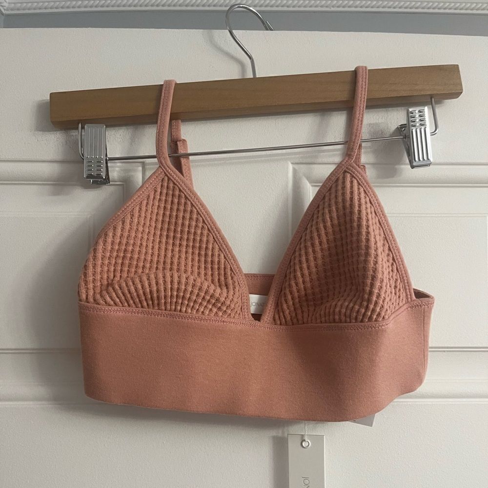Jonathan Simkhai waffle cropped bra top NWT Size XS